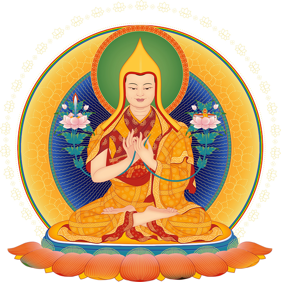 Buddhist prayers Je Tsongkhapa